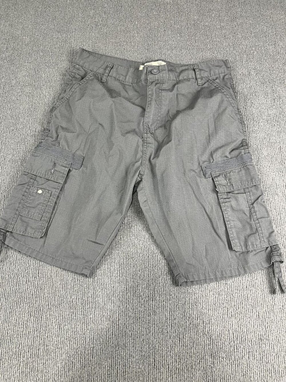 Trestles Supply Co Mens Gray Cargo Shorts Size 34